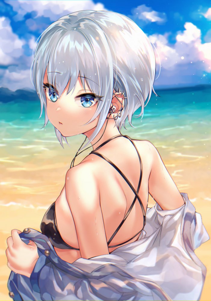 【二次】ショートカット女子画像 　その１６